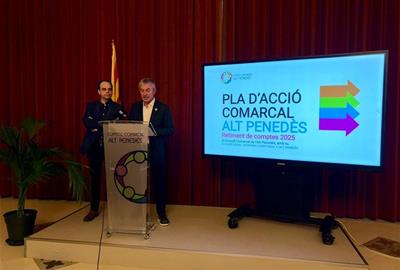 El Govern comarcal rendeix comptes del PAC i reforça el compromís amb el progrés social, econòmic i territorial . CC Alt Penedès